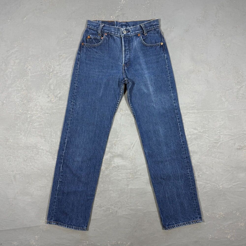 Vintage 1981 Levi's 701 Button Fly Red Tab Jeans MADE IN USA Fit 26 x 29